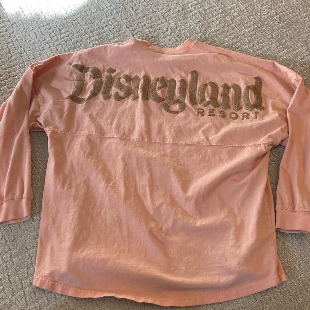 Disney spirit jersey Disneyland rose gold pink Disneyland Disney bound size L